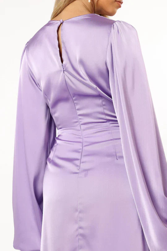 Balloon Sleeve Wrap Mini Dress | Beatriz