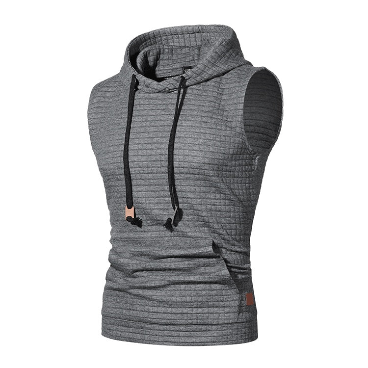 Men Sleeveless Hooded Tank | Malcolm