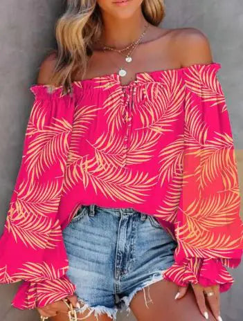 Women Off-Shoulder Boho Blouse | Paloma