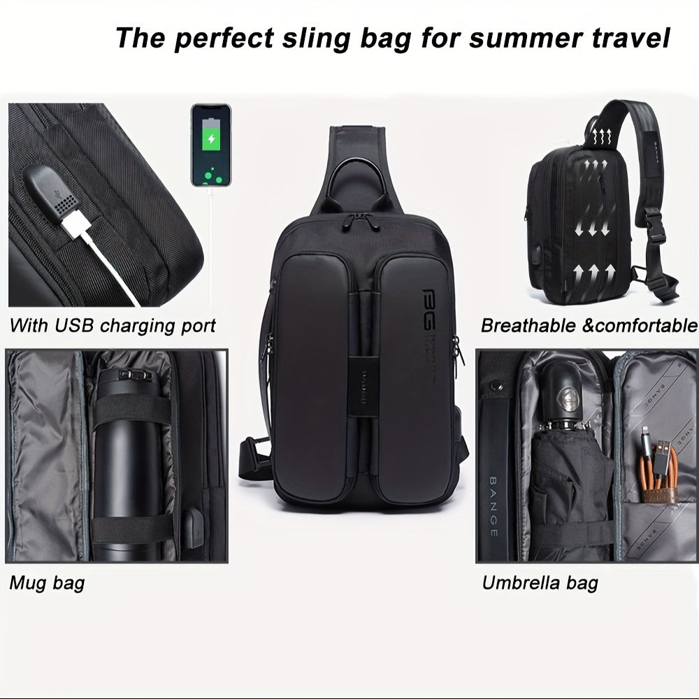 Men Tech Sling Backpack | Tobias