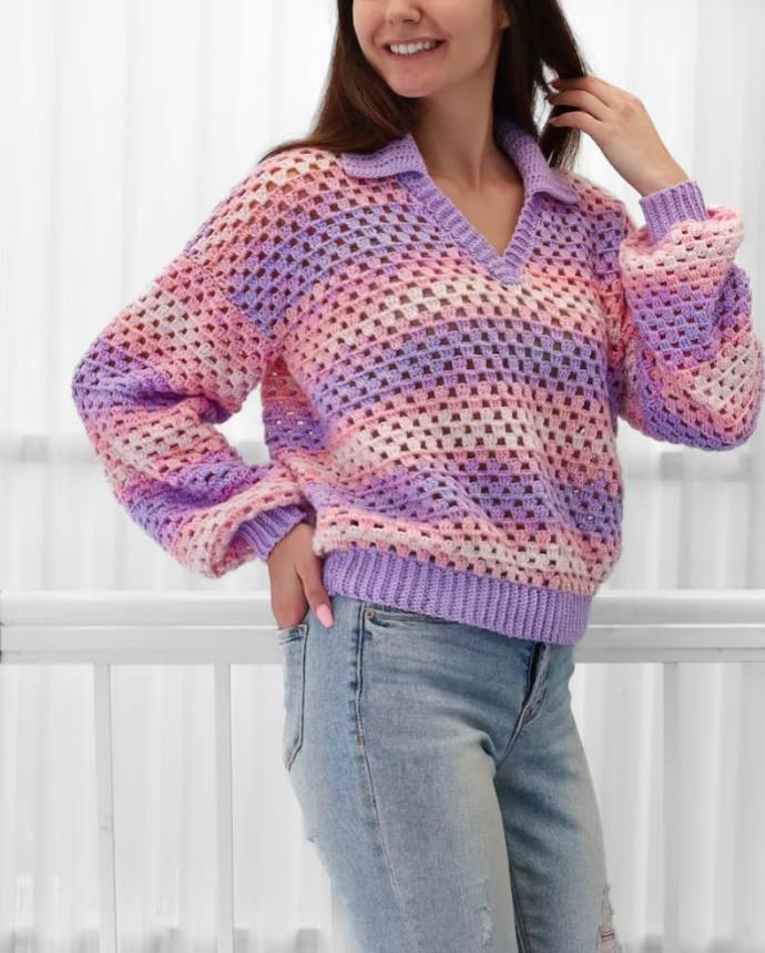 Women Hippie-Inspired Oversized Cardigan | Ludovica