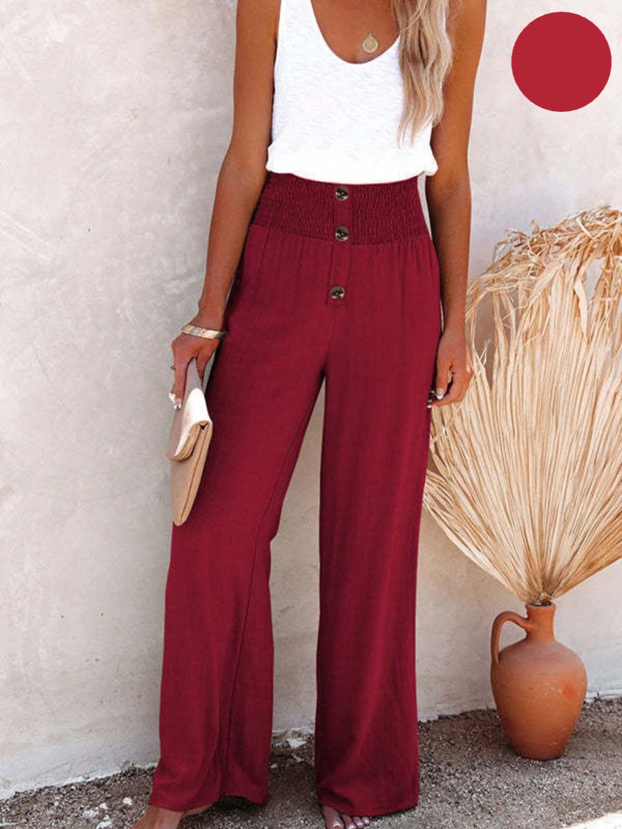 Elegant cotton and linen women's pants | Korinne