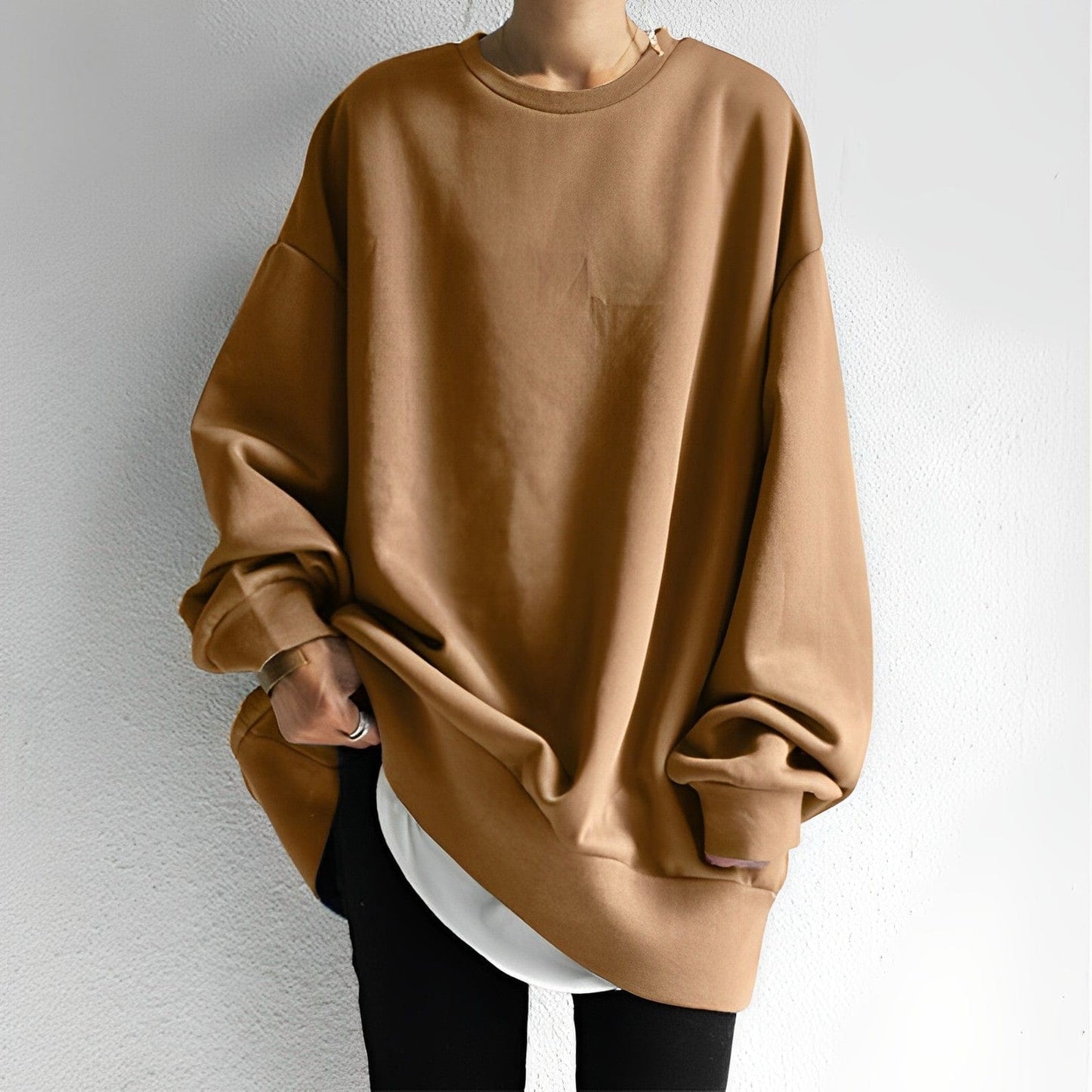 Women Oversized Pullover Sweatshirt | Maeva