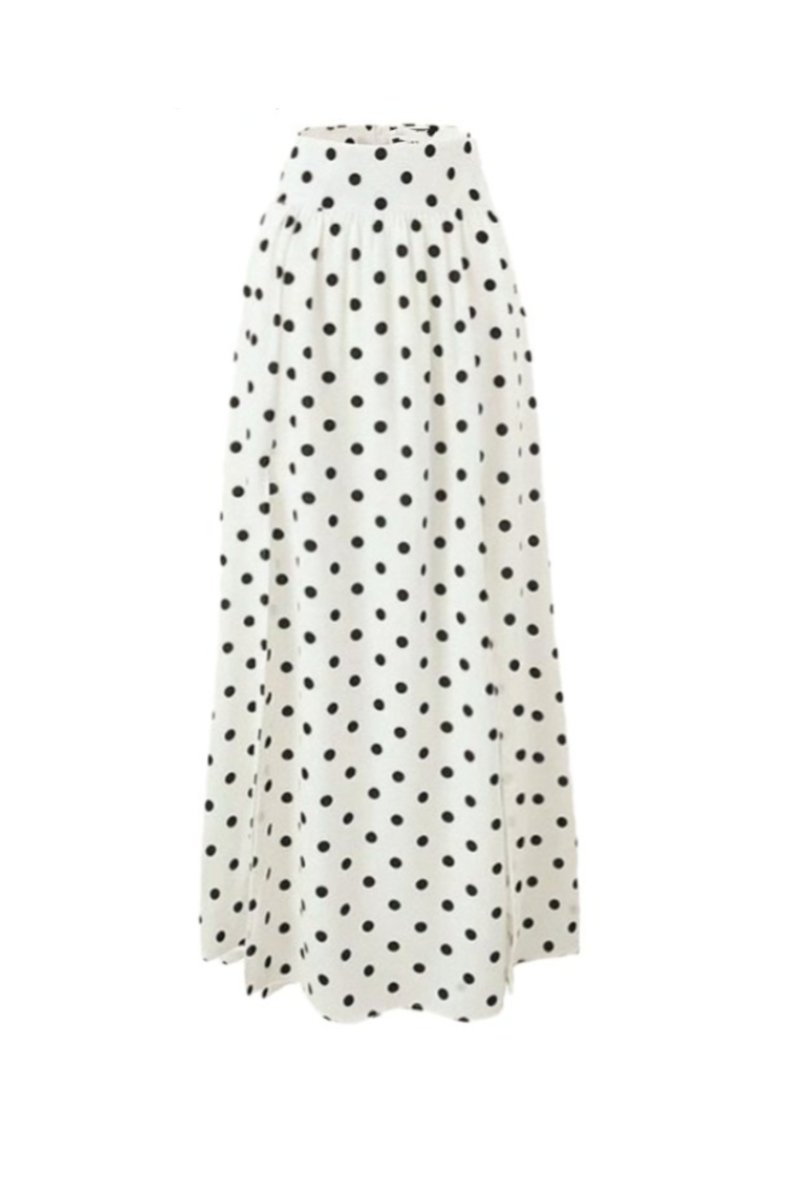 Women Polka Dot Two-Piece Maxi Set | Brooklyn