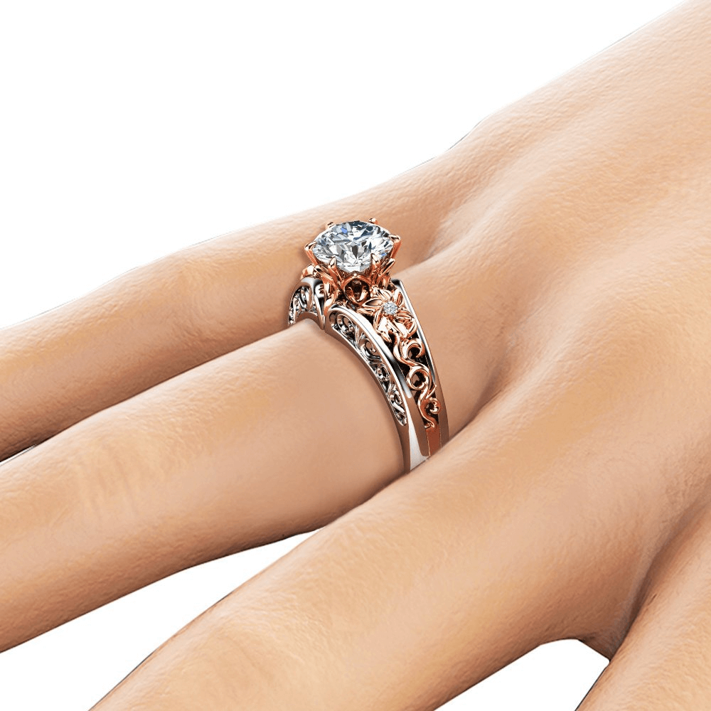 Women Silver Ring | Elegant Blossom-4