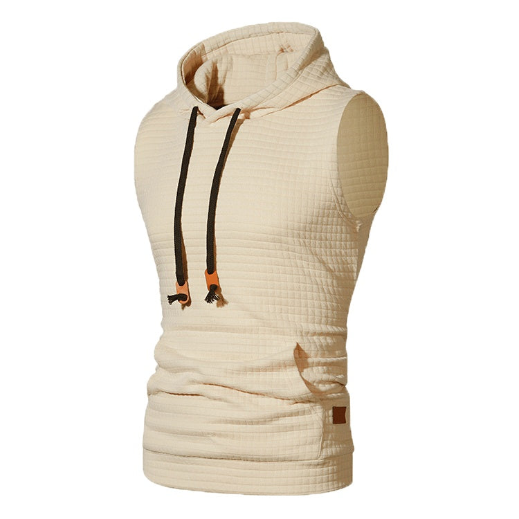 Men Sleeveless Hooded Tank | Malcolm
