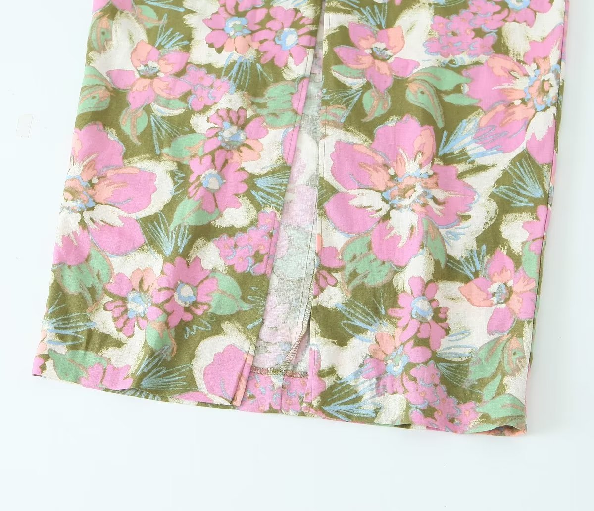 Women Slim Floral Midi Dress | Trinity