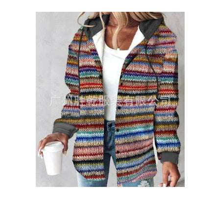 Women Plaid Hoodie Jacket | Krista