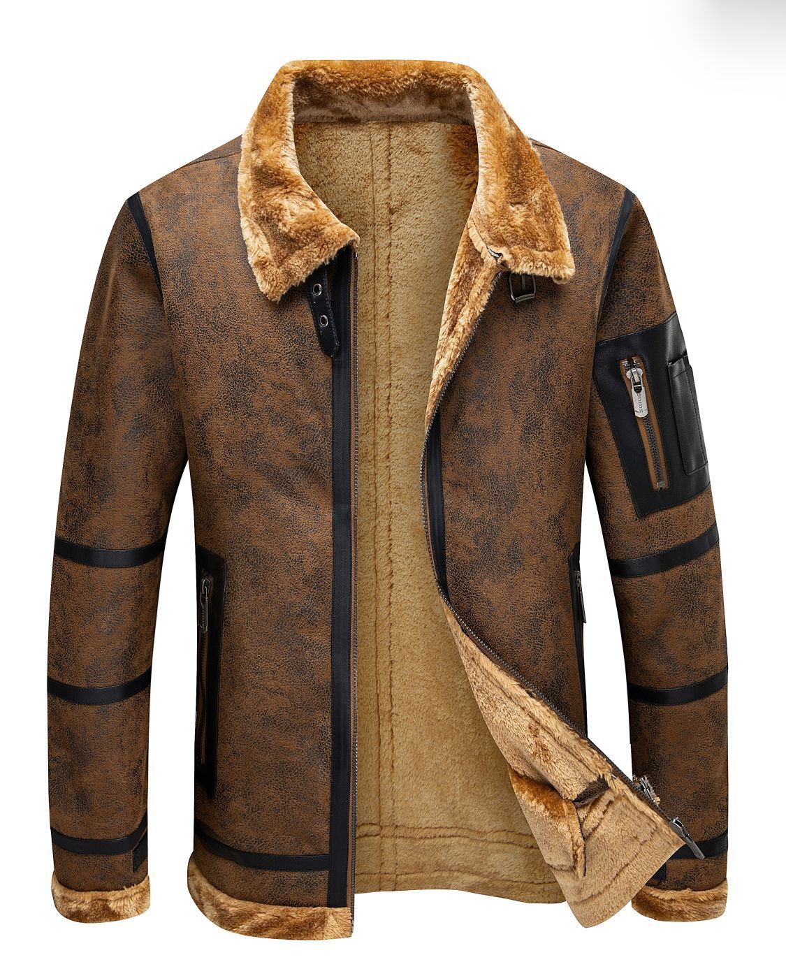 Men Vintage Aviator Jacket | Terrence
