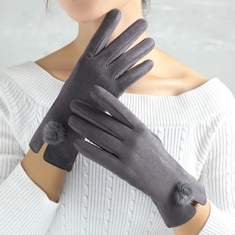 Women Elegant Chain-Detail Gloves | Mila