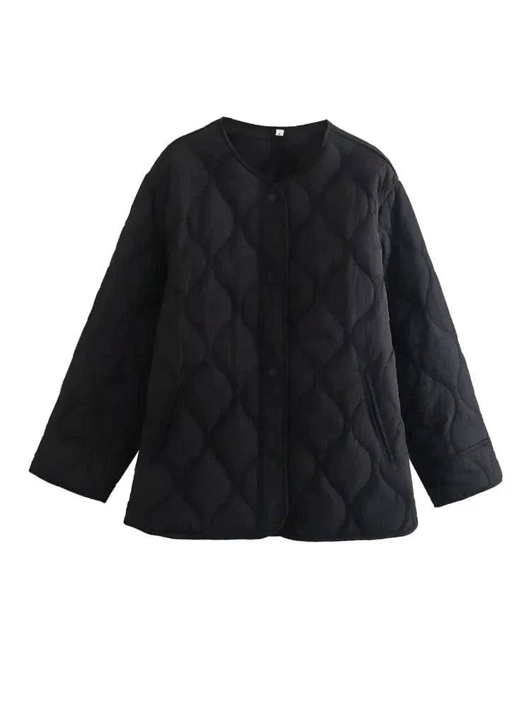 Women Quilted Oversized Jacket | Eden