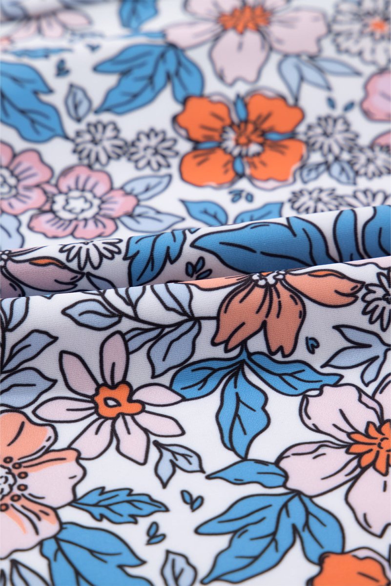 Women Drawstring Ruched Floral Dress | Jezebel
