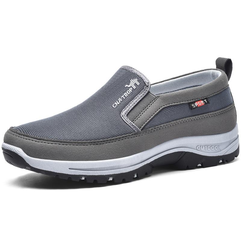 Variant image for Men Walking Shoe Black Leather | Walker-37