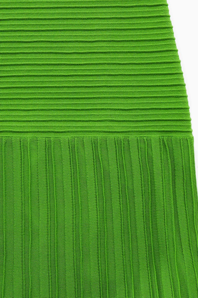 Women Strapless Pleated Maxi Dress | Zara