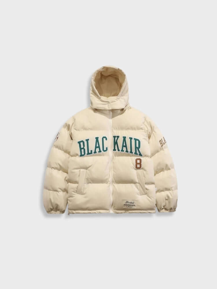 Women Retro Varsity Puffer Jacket | Rozelyn