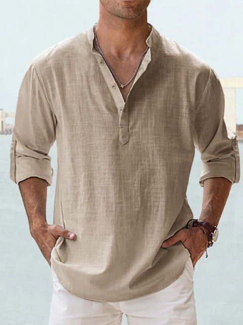 Men's Casual Henley Shirt | Newport