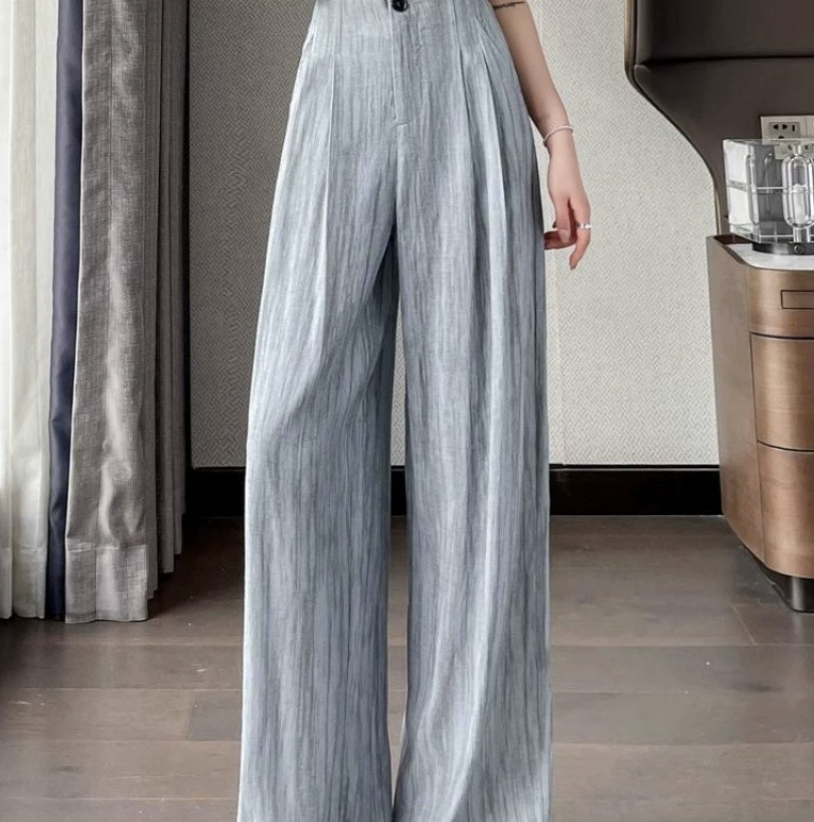 Women Pleated Wide-Leg Pants | Amicah