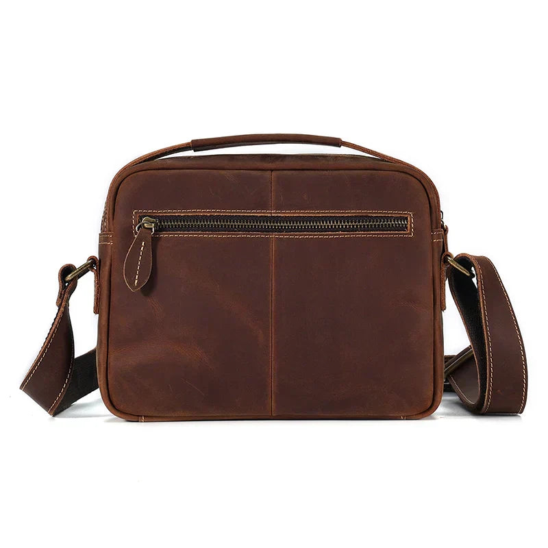 Men Classic Leather Crossbody Bag | Bram