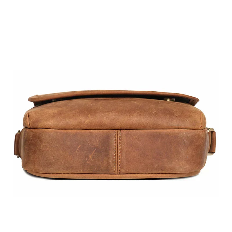 Men Vintage Leather Messenger Bag | Romeo