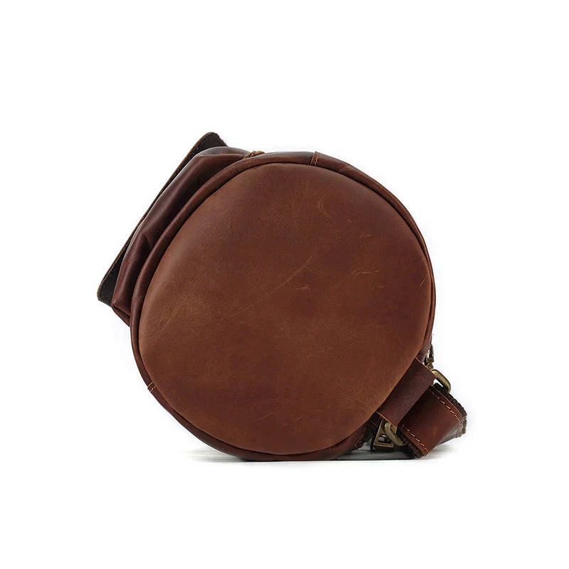 Men Vintage Leather Bottle Sling Bag | Lars