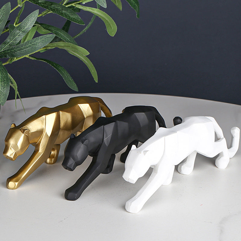 Elegant Sculpture Black Resin | Panther 6