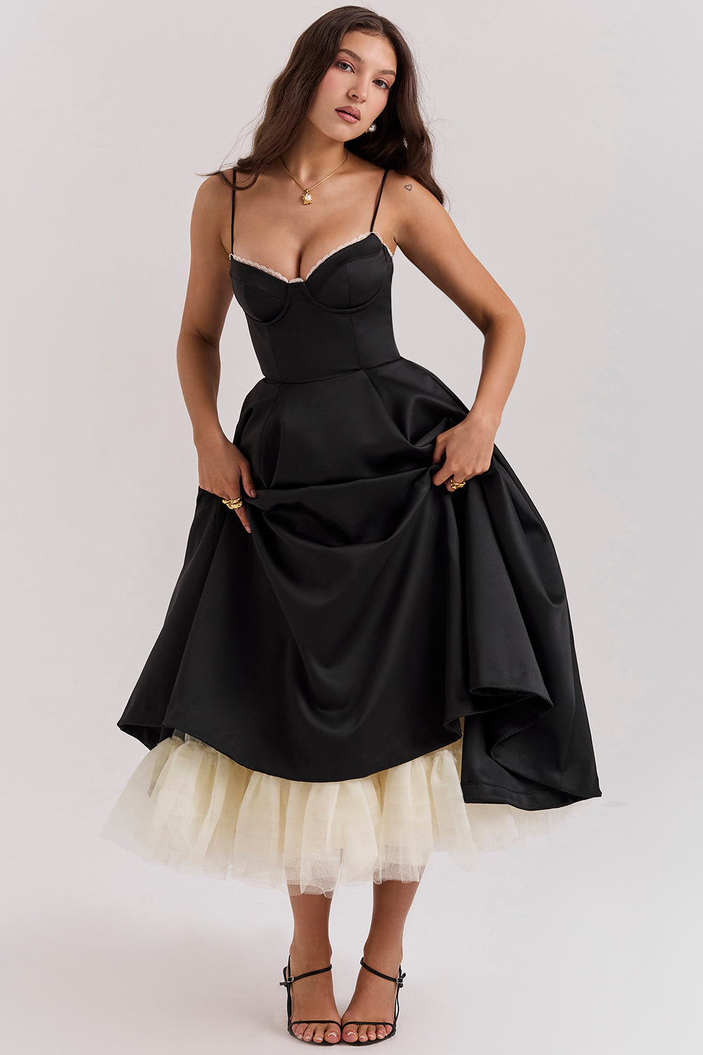 Charlenae | Blush Midi Dress Women