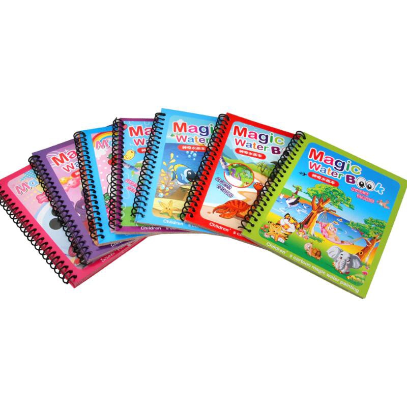 Kids Reusable Water Coloring Book Multi-Color Paper | Creative Learning-2