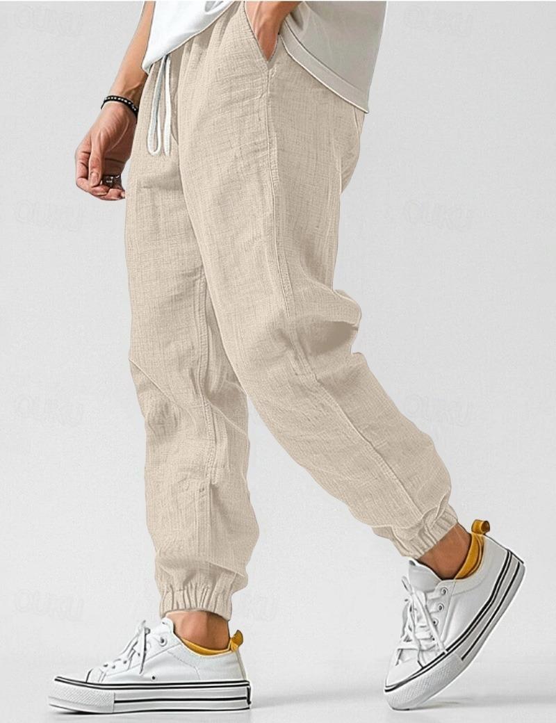Men Breathable Linen Summer Pants | Mitchell