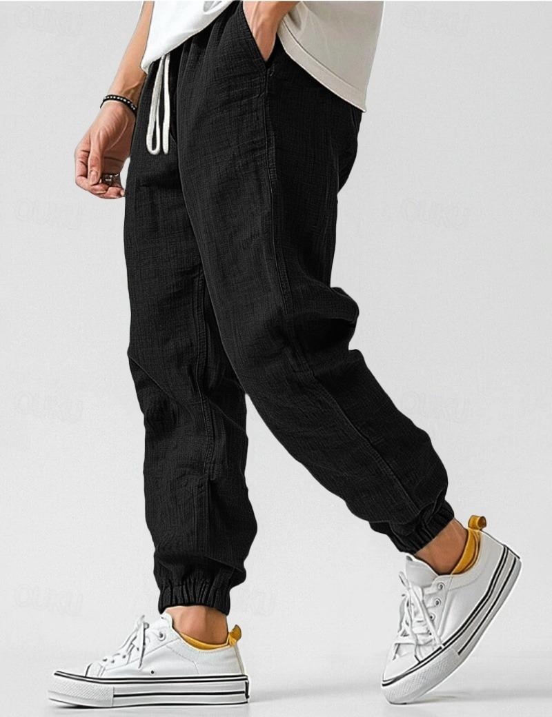 Men Breathable Linen Summer Pants | Mitchell