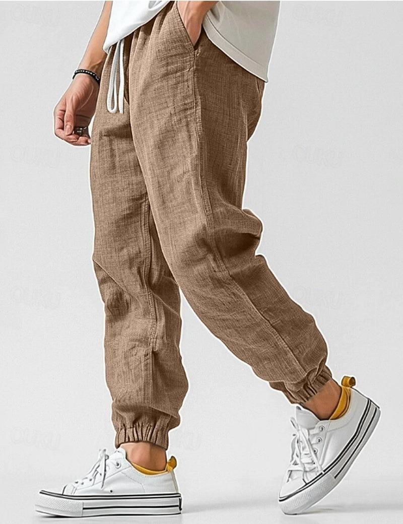 Men Breathable Linen Summer Pants | Mitchell