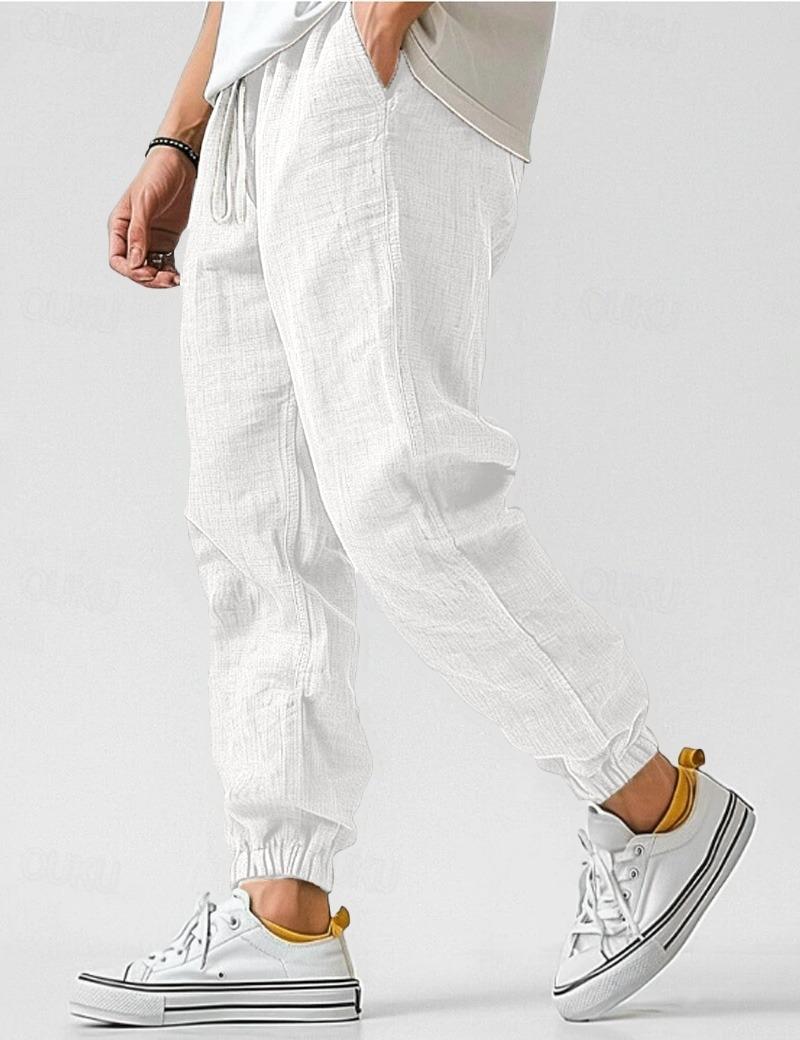 Men Breathable Linen Summer Pants | Mitchell