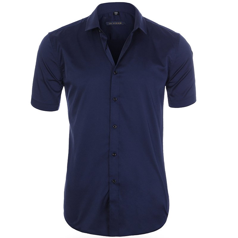 Men Chic Business Short-Sleeve Shirt | Javy