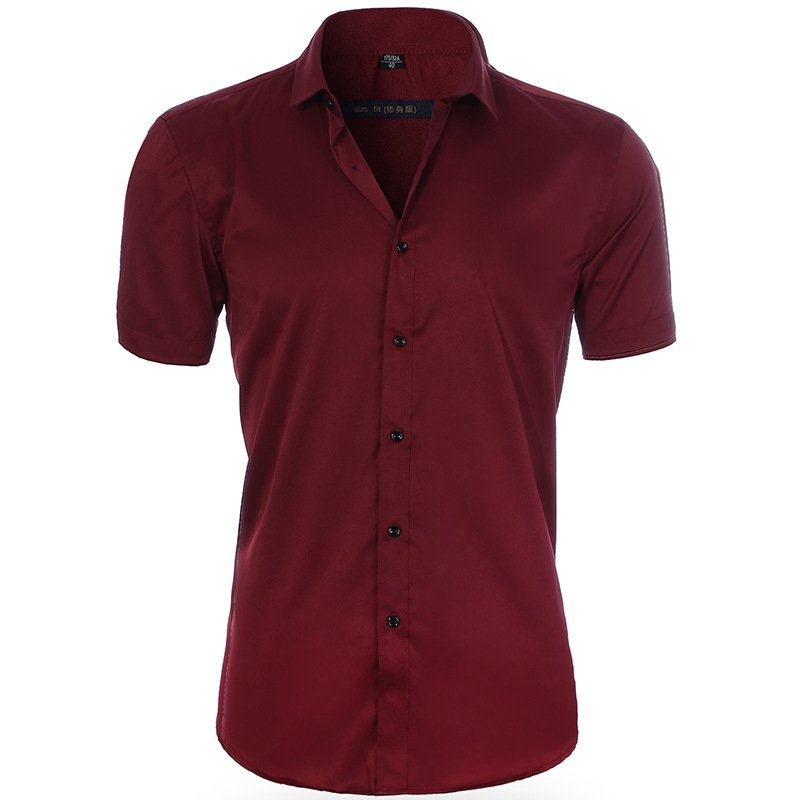 Men Chic Business Short-Sleeve Shirt | Javy