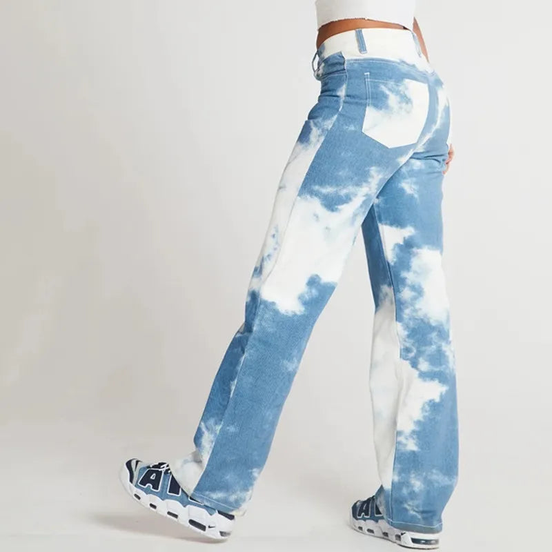 Cloud Wash Wide-Leg Jeans | Camrynn