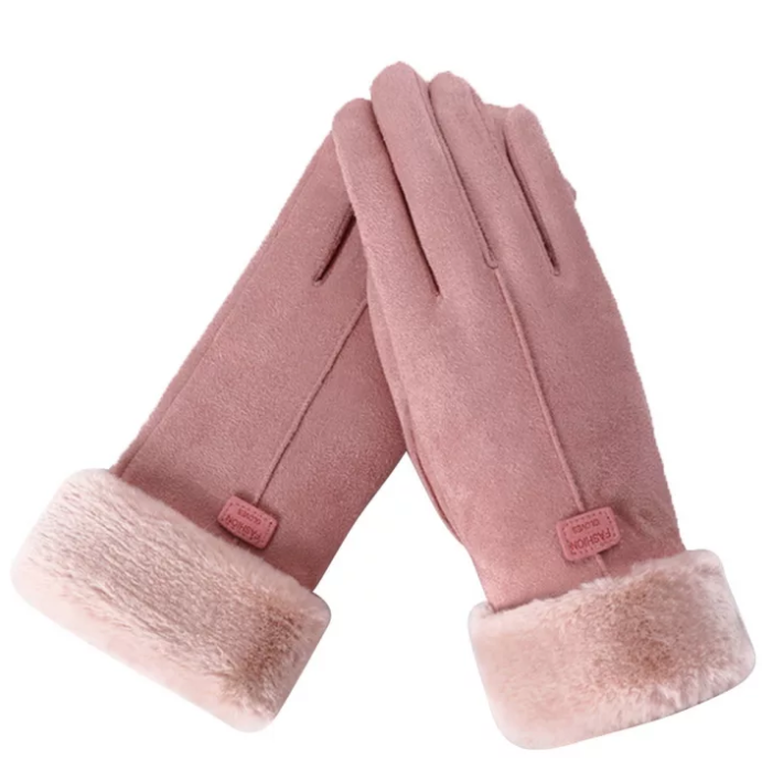Women Elegant Faux Fur Winter Gloves | Marie