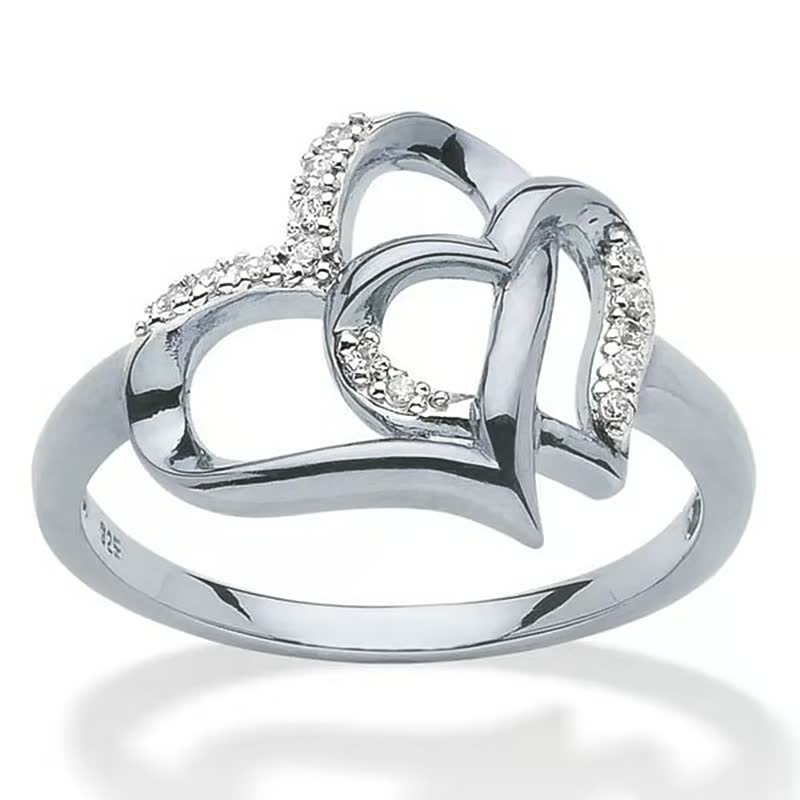 Women Love Ring Silver | Heartfelt-5