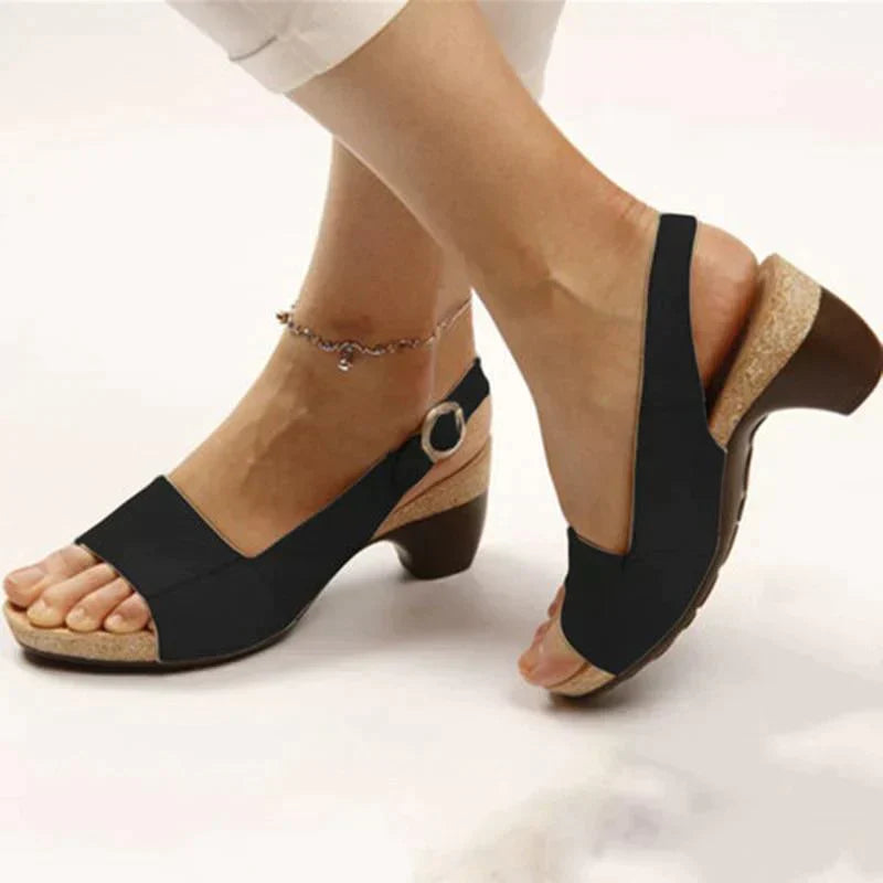 Women Elegant Slingback Heeled Sandals | Cassia