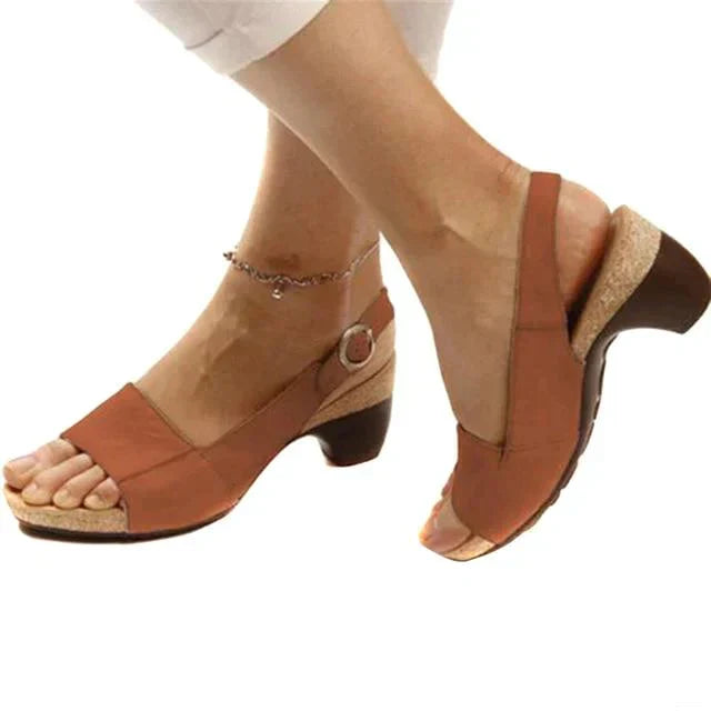 Women Elegant Slingback Heeled Sandals | Cassia