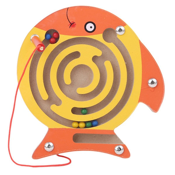 Educational Toy Wooden Magnetic Maze Game | Adventure-4