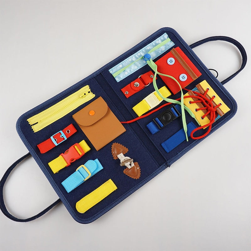 Educational Toys for 1-4 Year Olds Busy Board Interactive Learning Toy | Fun Development-1