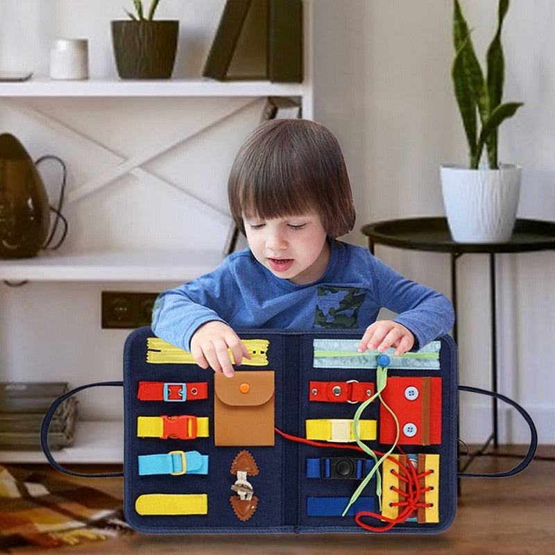 Educational Toys for 1-4 Year Olds Busy Board Interactive Learning Toy | Fun Development-2
