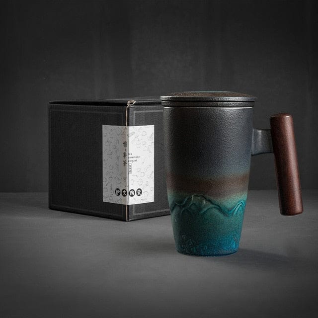 Variant image for Ceramic Coffee Mug with Lid | Seville-3