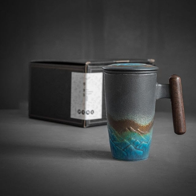 Variant image for Ceramic Coffee Mug with Lid | Seville-5