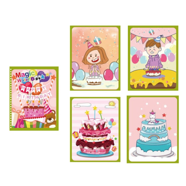 Variant image for Kids Reusable Water Coloring Book Multi-Color Paper | Creative Learning-4