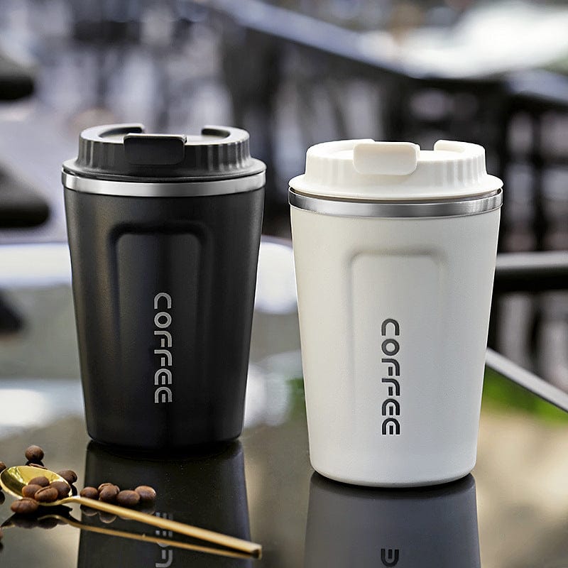 Double-Walled Reusable Stainless Steel Coffee Cup