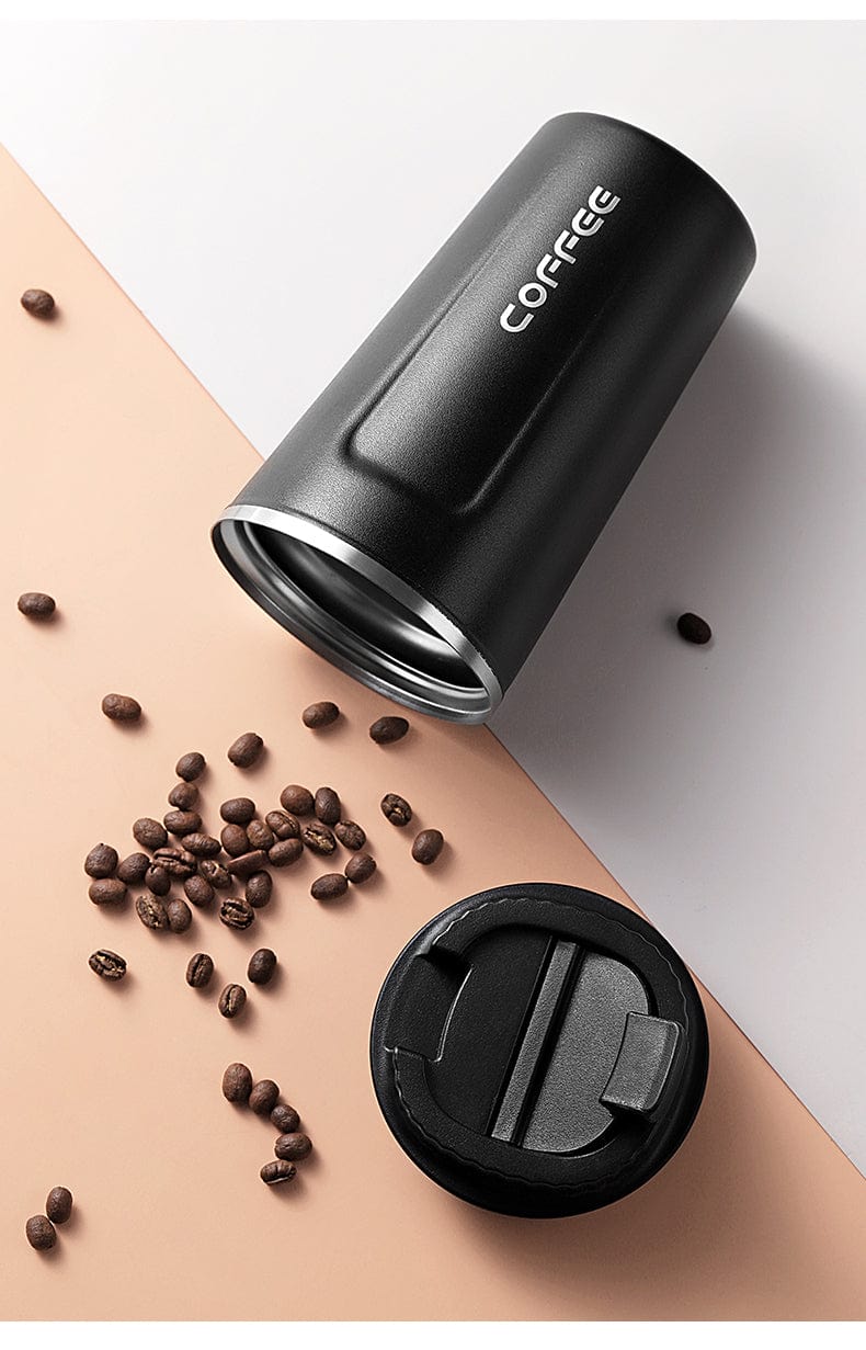 Double-Walled Reusable Stainless Steel Coffee Cup
