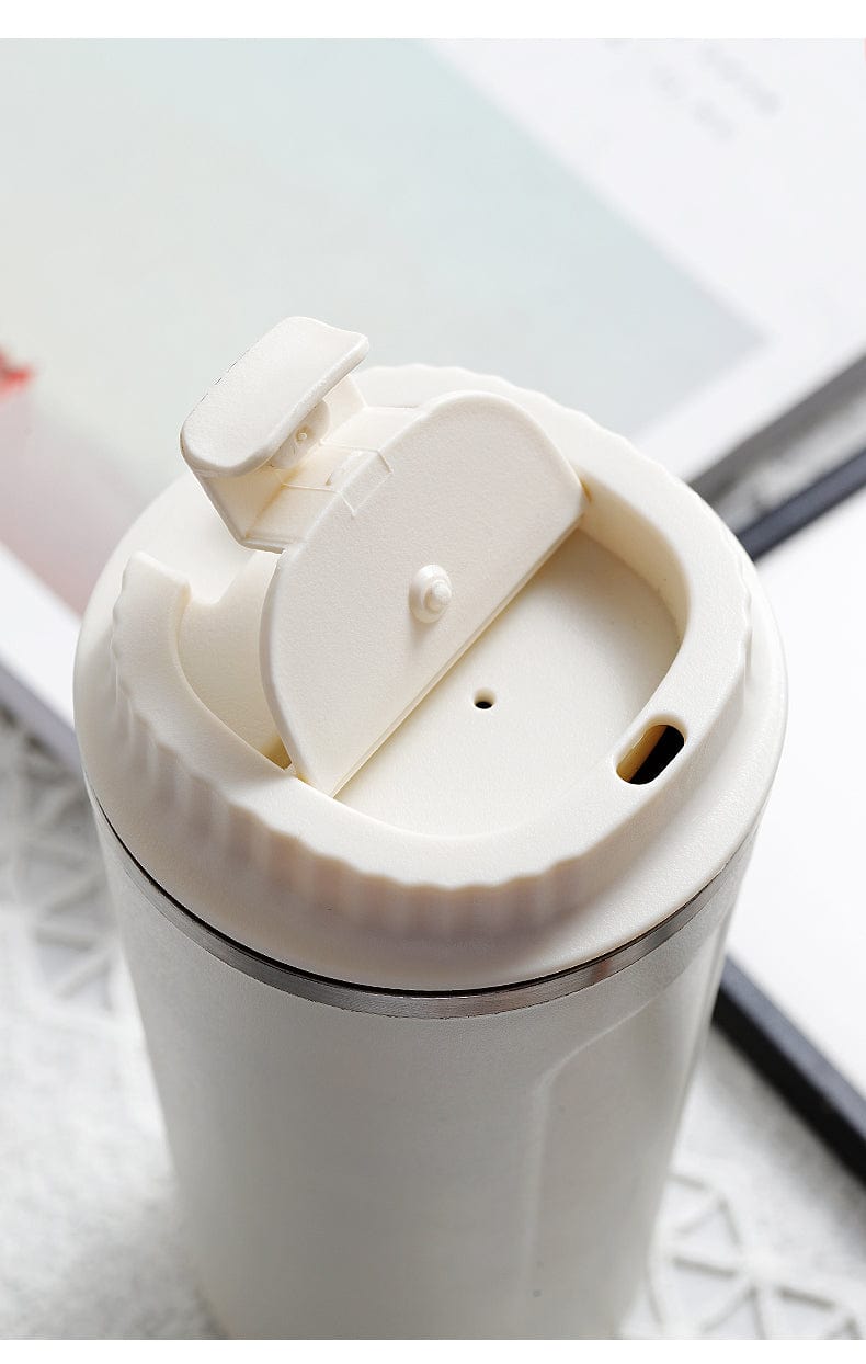 Double-Walled Reusable Stainless Steel Coffee Cup
