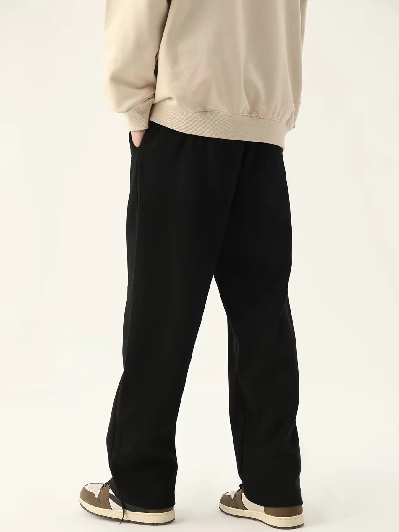 Men's Jogger Pants Black Cotton | Urban Style-5