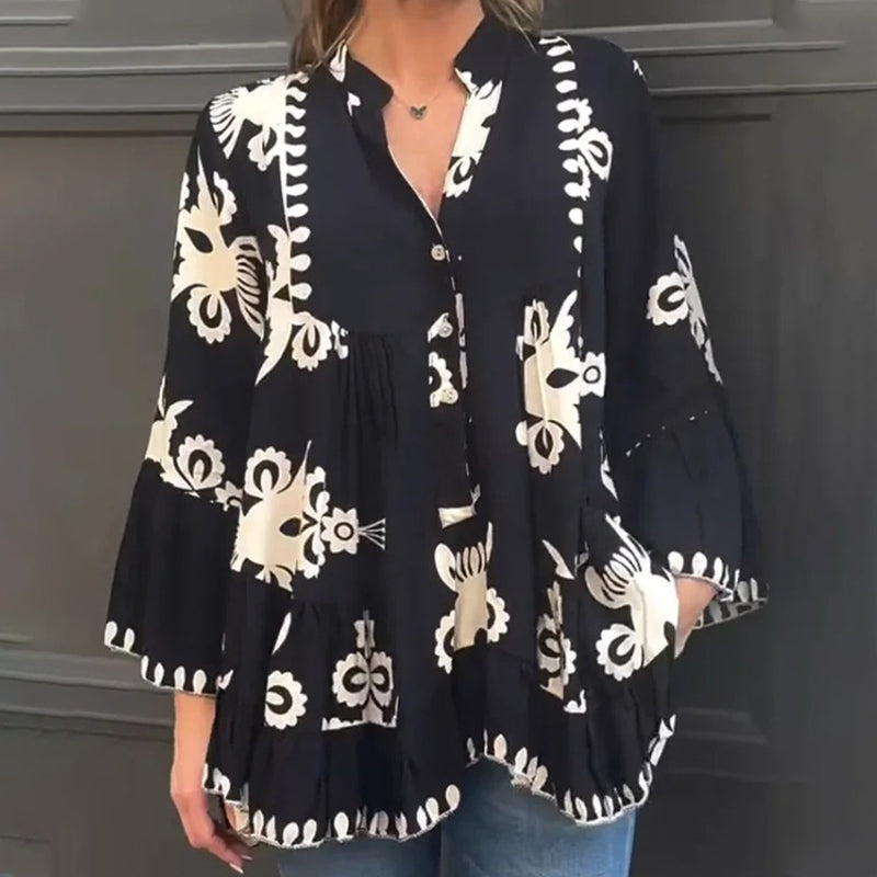 Women Boho Print Tunic Top | Tansy