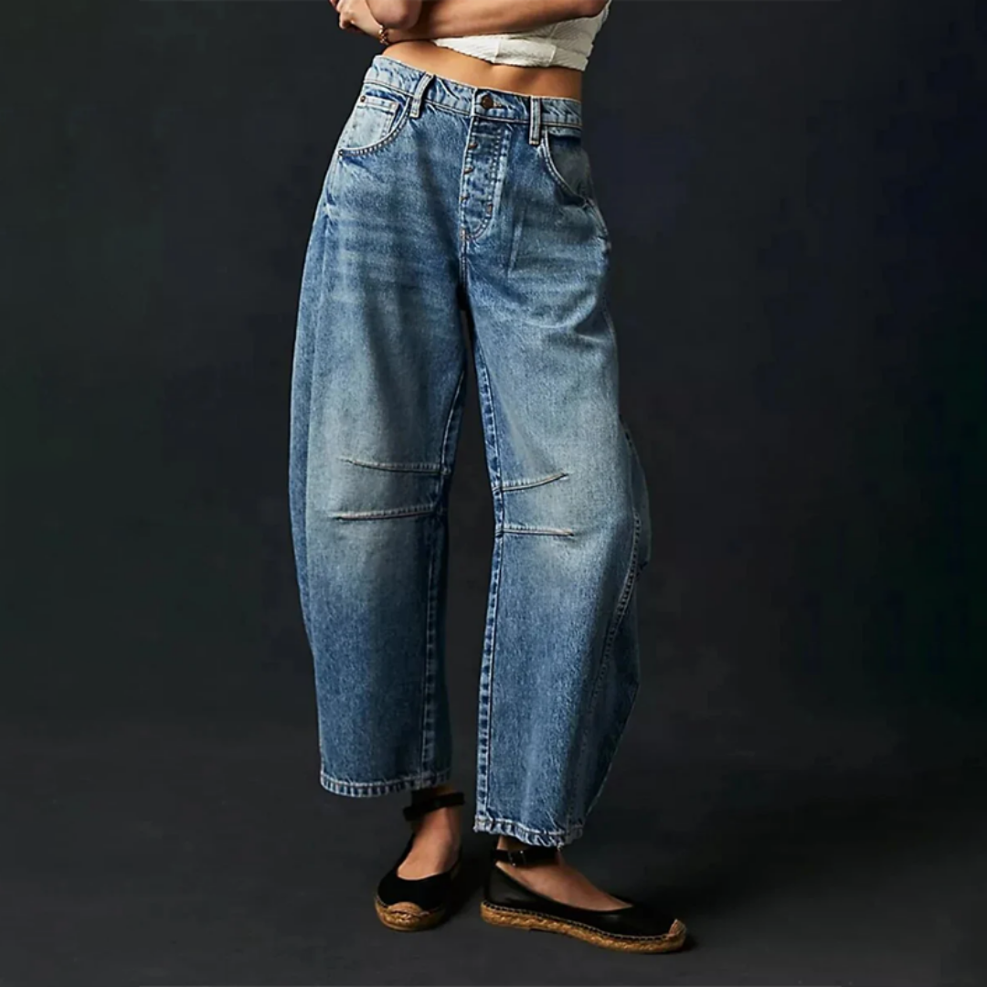 Women Relaxed Wide-Leg Utility Pants | Heaven